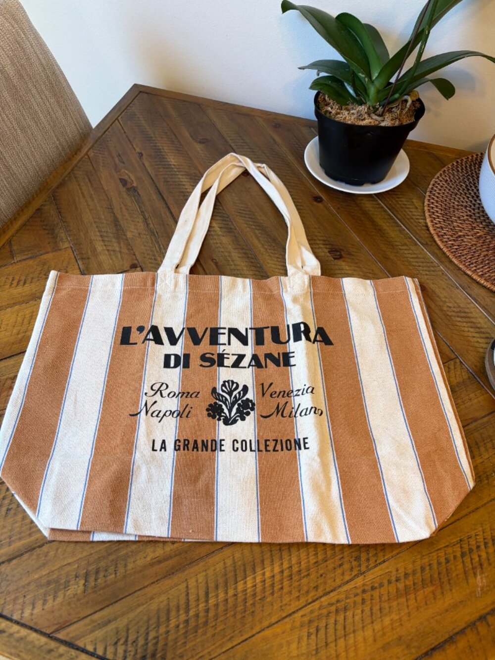 Sezane Canvas Tote L'Avventura di Sezane Italia